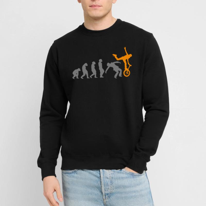 EVOLUTION Einrad Einradfahrer Einradfahrrad rad Unisex Pullover