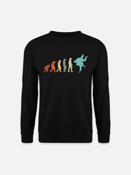 JUDO EVOLUTION JUDO Judoka JUDO Kampfsport Vintage - Unisex Pullover - Schwarz