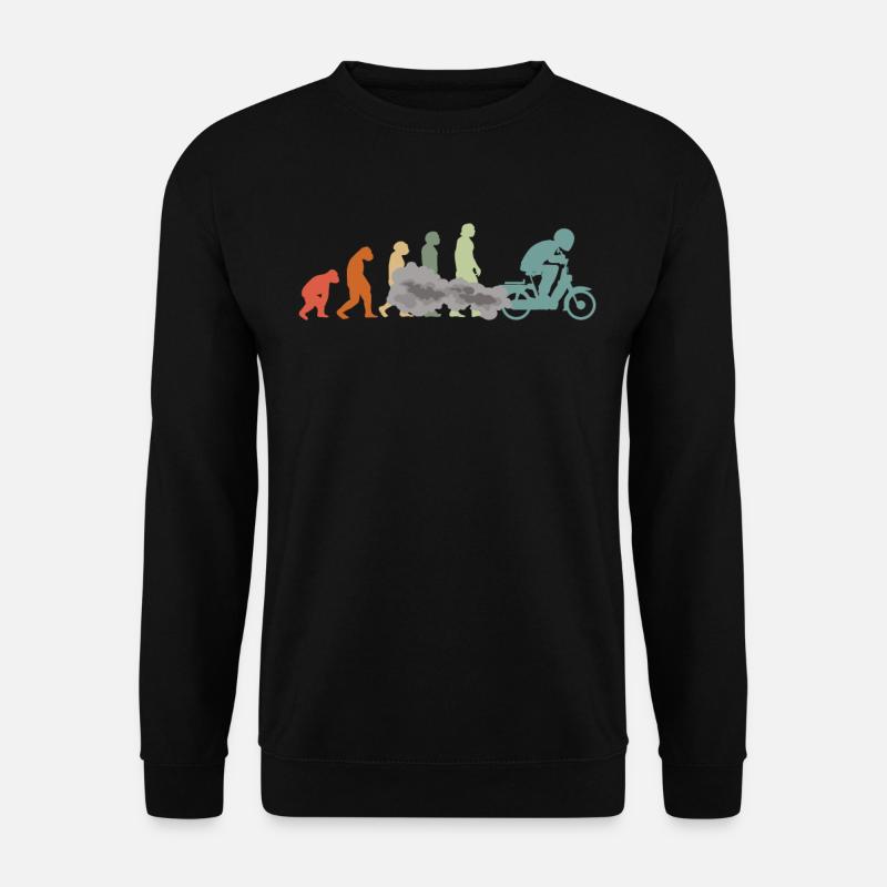 Mofa Mofaroller Moped Mofafahrer tshirt Mofa - Unisex Pullover - Schwarz