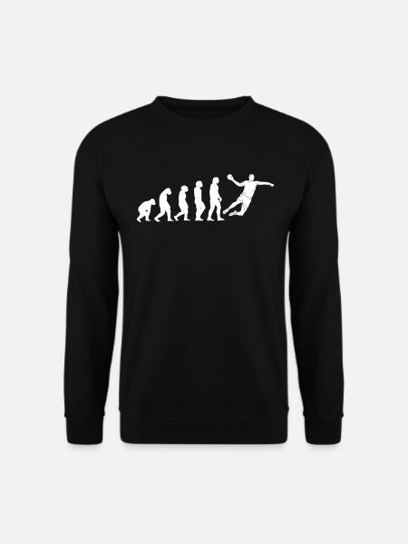 Handball évolution joueurs de handball joueurs de handball - Sweat-shirt Unisexe - noir