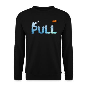 Clay pigeon shooting game gamer clay pigeons - Unisex Sweatshirt - black - Front - Alina (178cm) & Michal (187cm)