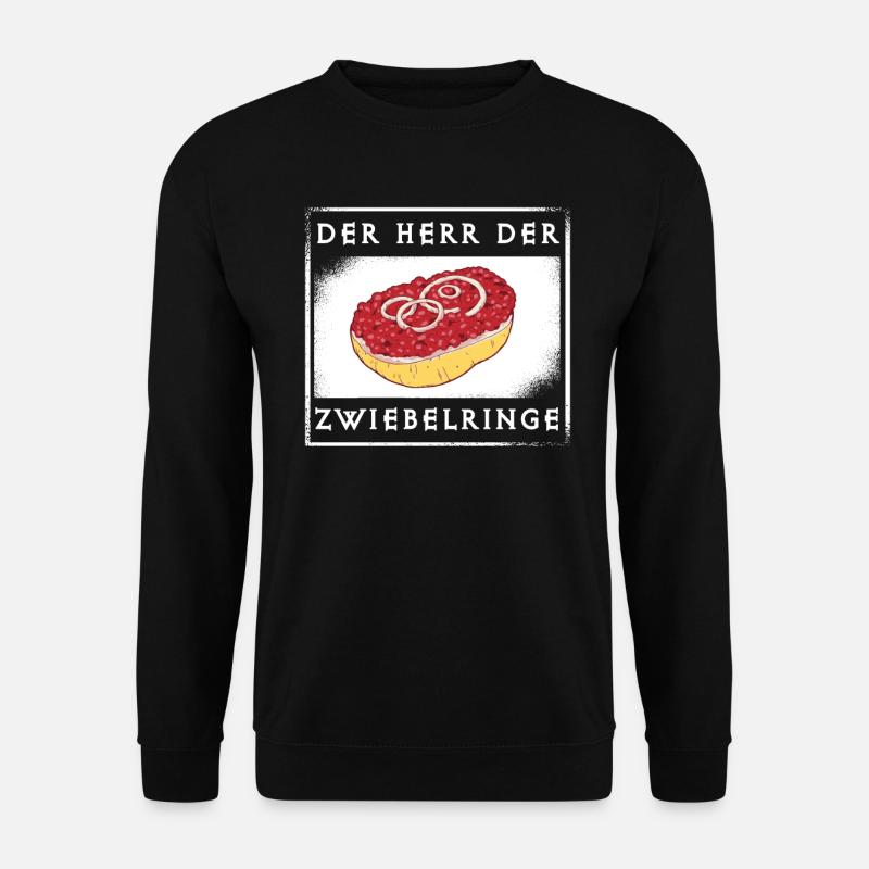 BBQ Grill Barbecue Griller Mettbrötchen lustig - Unisex Pullover - Schwarz