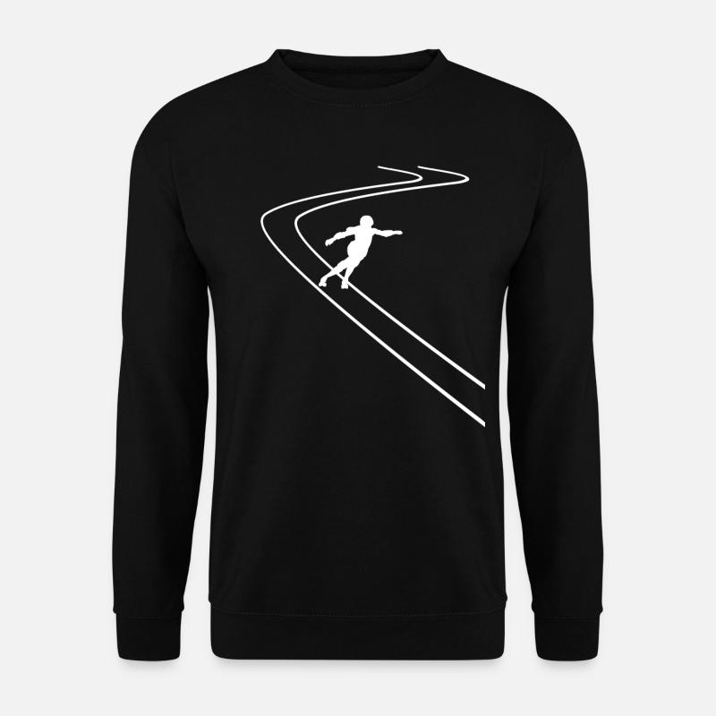 Rollerskater Skating Roller Skater Skater - Unisex Sweatshirt - black