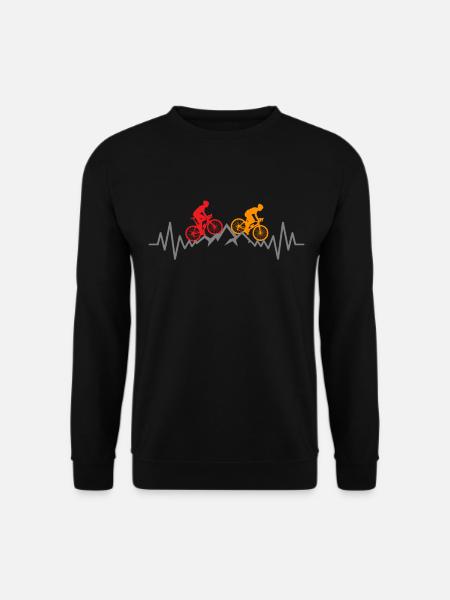 Cyclocross Bike Road Bike MTB Mountain Bike Bike - Unisex Sweatshirt - black