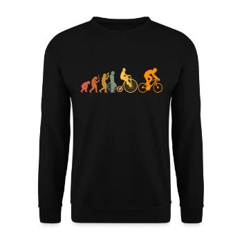 Vélo de course Vélo Accessoires Dames Vélo de course - Sweat-shirt Unisexe - noir - Devant - Alina (178cm) & Michal (187cm)