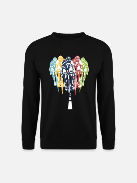 Rennrad Fahrrad Zubehör Damen Rennrad Fahrer - Unisex Pullover - Schwarz