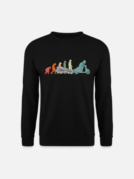 Scooter Mobylette Mobylette Scooter Évolution - Sweat-shirt Unisexe - noir