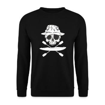 KAYAKS CANOE RAFTING BOAT Kayaking KAYAKING KAYAK - Unisex Sweatshirt - black - Front - Alina (178cm) & Michal (187cm)