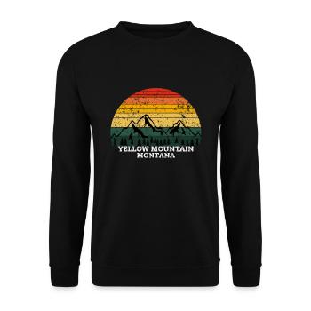 Yellow Mountain Montana - Unisex Pullover - Schwarz - Vorne - Alina (178cm) & Michal (187cm)
