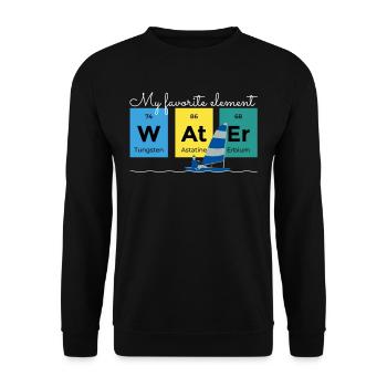 Voilier Marin Voilier Voilier Voilier Yacht - Sweat-shirt Unisexe - noir - Devant - Alina (178cm) & Michal (187cm)