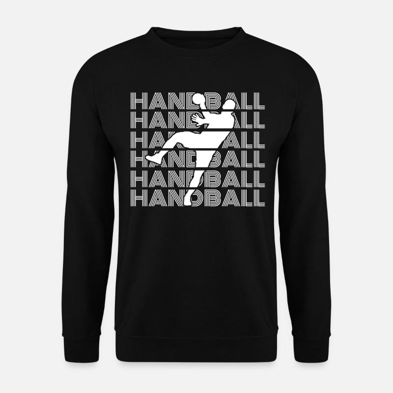 Handball game Handballer Handballspieler Handball - Unisex Pullover - Schwarz
