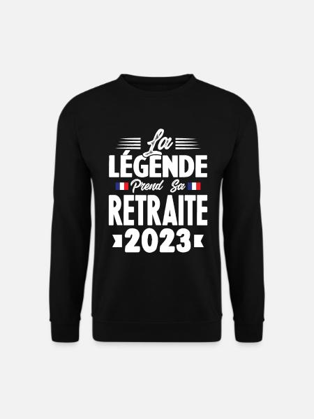 La Légende Prend Sa Retraite 2023 - Sweat-shirt Unisexe - noir