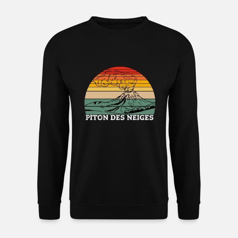 Piton des Neiges - Sweat-shirt Unisexe - noir