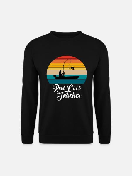 Hjul Seje lærer Fiskegaver - Unisex sweater - sort