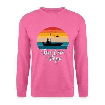 Reel Cool Popo Fishing Gifts - Unisex Pullover - Pink - Vorne