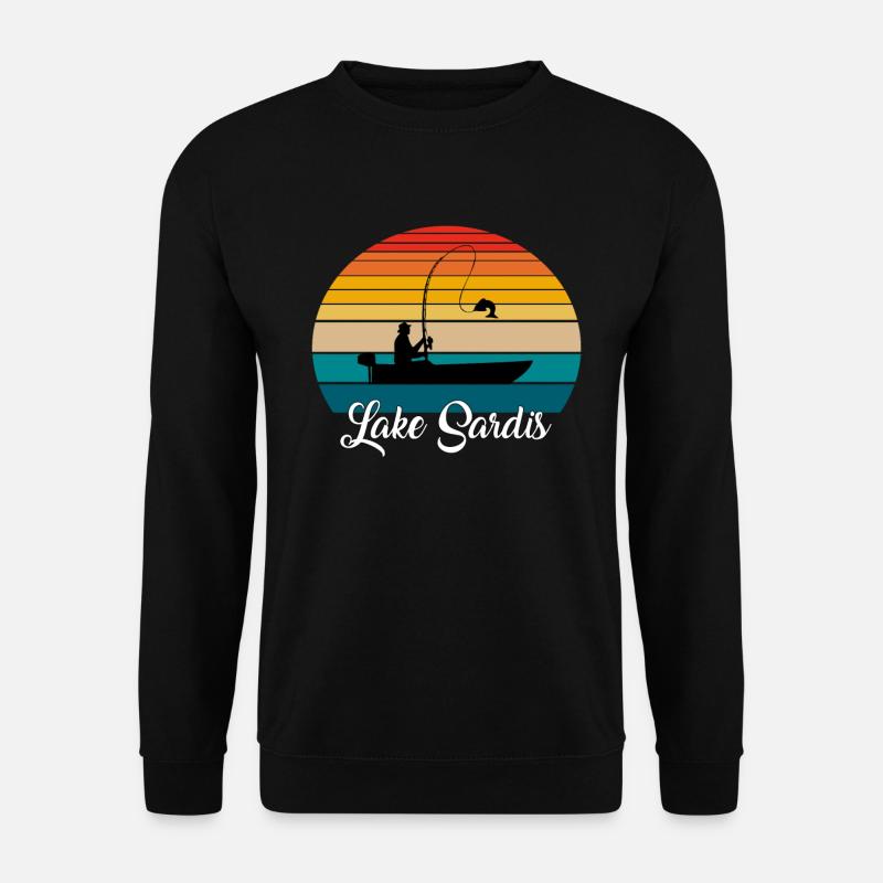 Lake Sardis Fishing Spot - Unisex Pullover - Schwarz