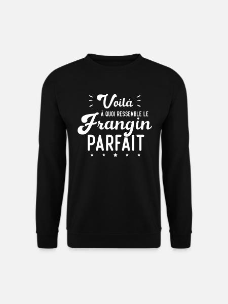 Voilà À Quoi Ressemble Le Frangin Parfait - Sweat-shirt Unisexe - noir