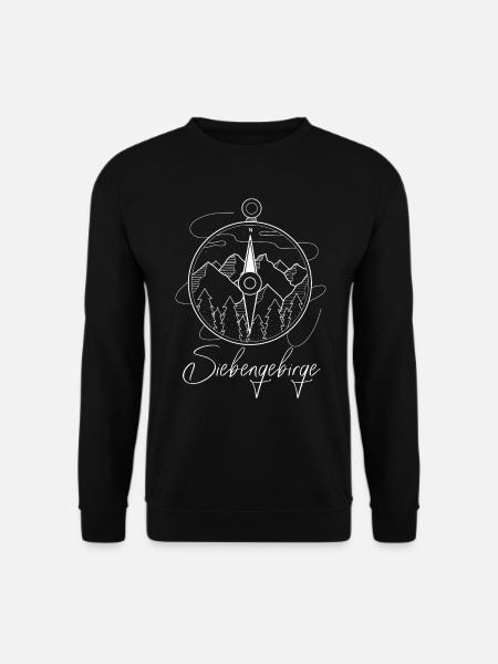Siebengebirge wandern Camper-Camping klettern - Unisex Pullover - Schwarz