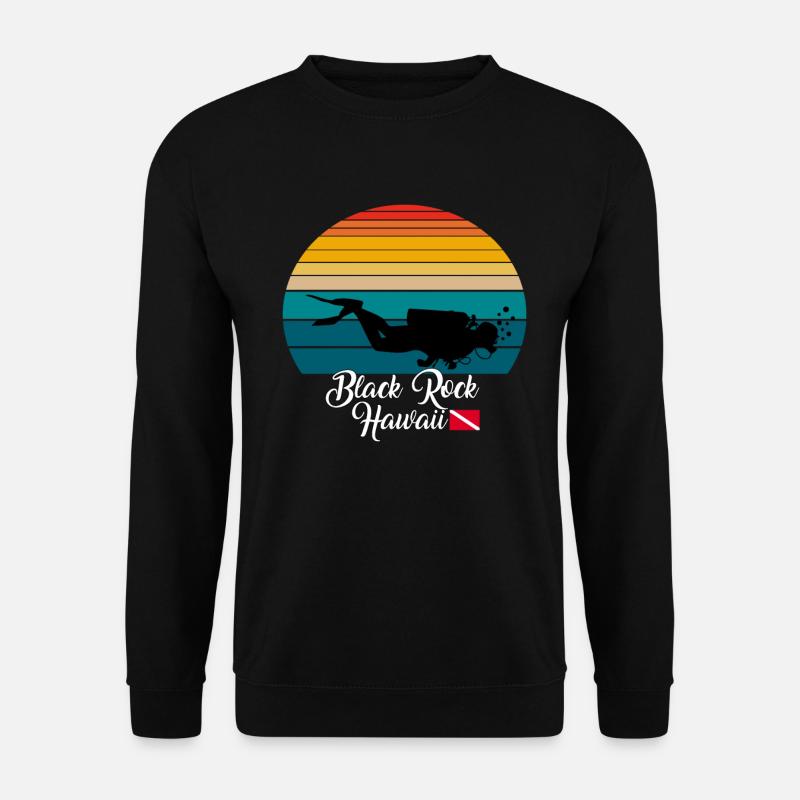 Black Rock Hawaii Diving - Unisex Sweatshirt - black