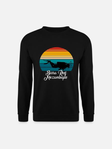 Barra Reef Mozambique Diving - Unisex Sweatshirt - black