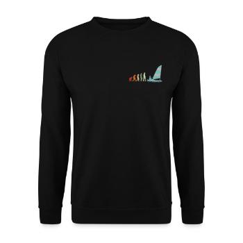 Voilier Marin Voilier Voilier Voilier Yacht - Sweat-shirt Unisexe - noir - Devant - Alina (178cm) & Michal (187cm)