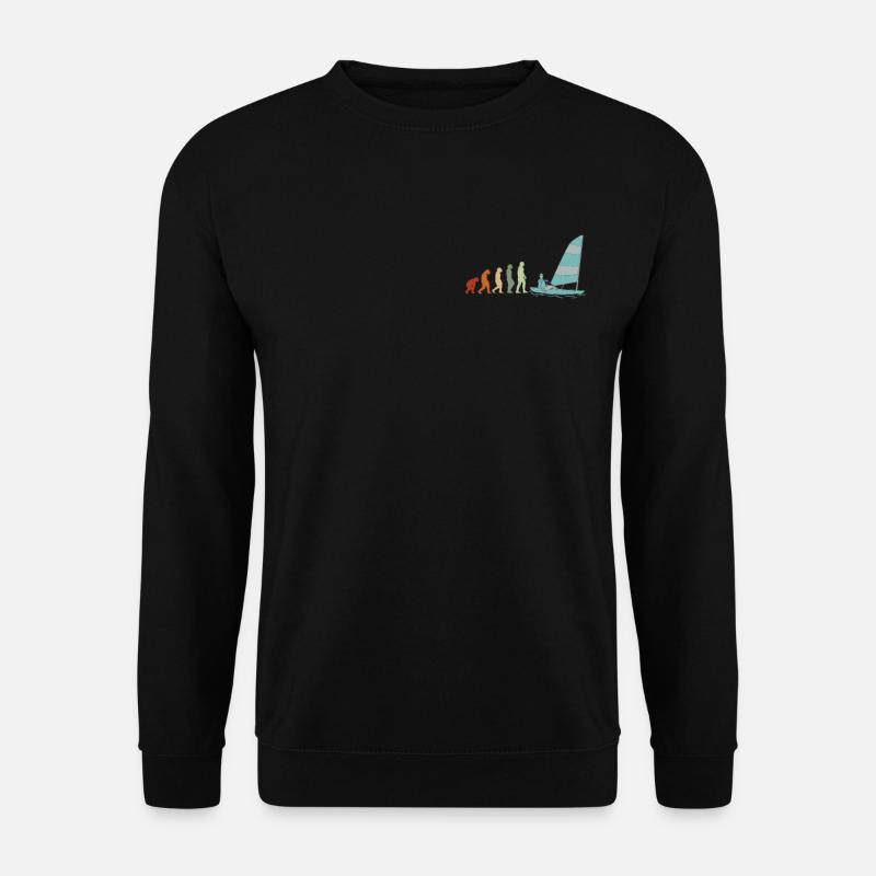 Segler Segel Boot Segelschiff Segelyacht - Unisex Pullover - Schwarz