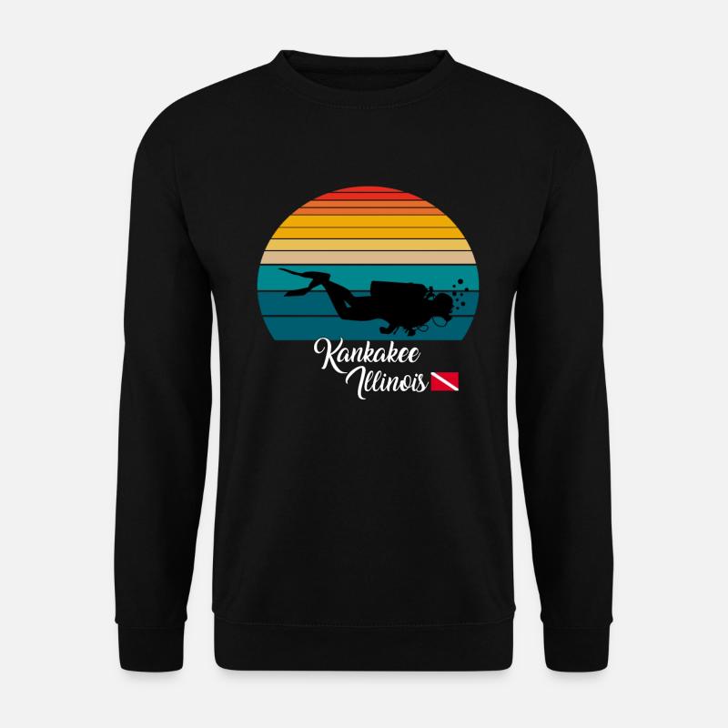 Kankakee Illinois Diving - Unisex Sweatshirt - black