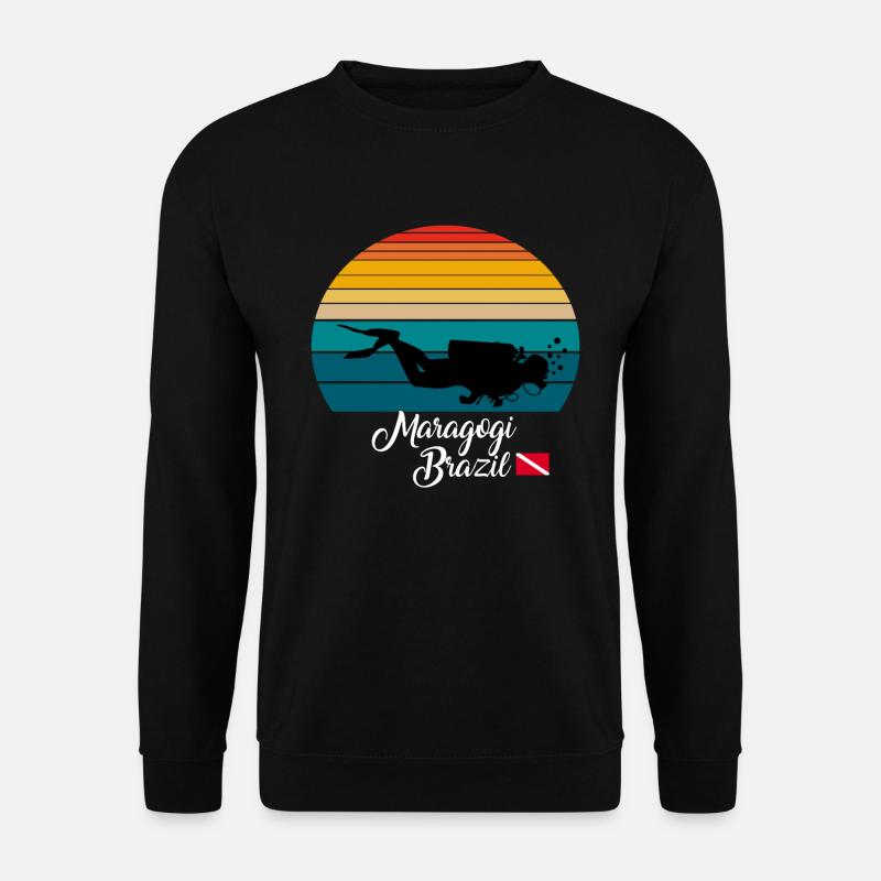 Maragogi Brazil Diving - Unisex Pullover - Schwarz