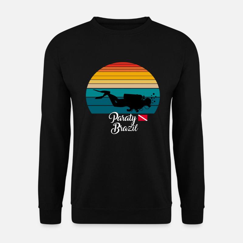 Paraty Brazil Diving - Unisex Pullover - Schwarz