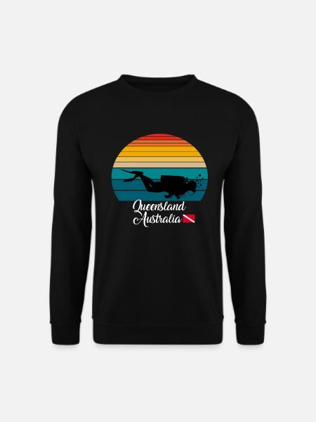 Queensland Australia Diving - Unisex Sweatshirt - black