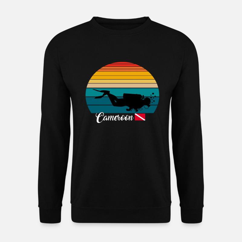 Cameroon Scuba Diving Gift - Unisex Pullover - Schwarz
