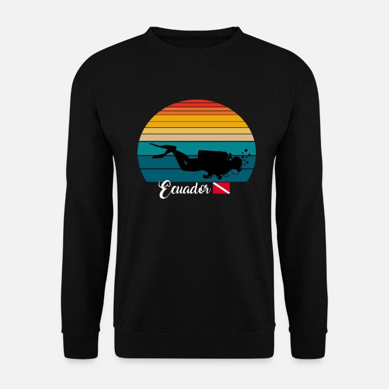 Ecuador Scuba Diving Gift - Unisex Pullover - Schwarz