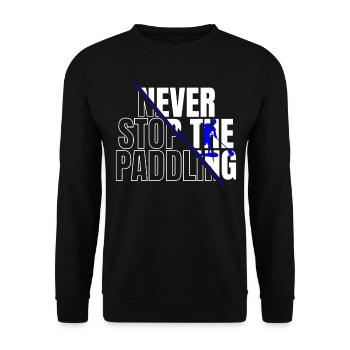 SUP paddle paddle Stand Up Paddle Surf - Sweat-shirt Unisexe - noir - Devant - Alina (178cm) & Michal (187cm)