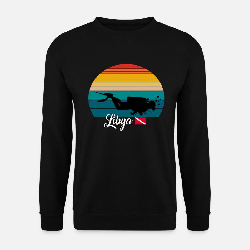 Libya Scuba Diving Poison - Unisex Sweatshirt - black