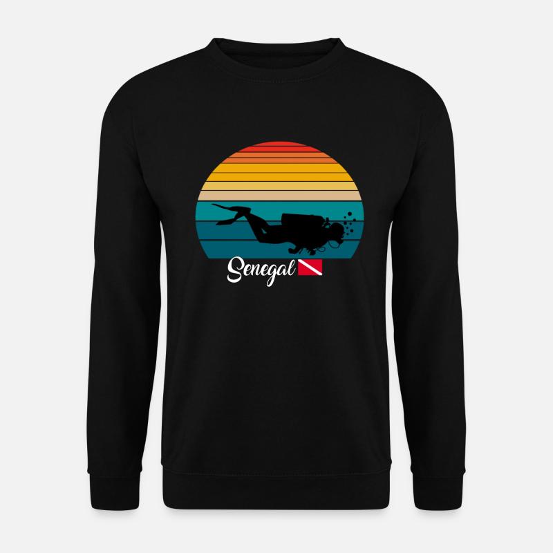 Senegal Scuba Diving Poison - Unisex Sweatshirt - black