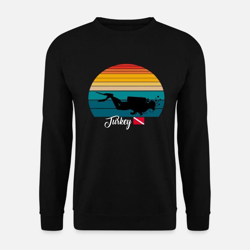 Turkey Scuba Diving Gift - Unisex Pullover - Schwarz
