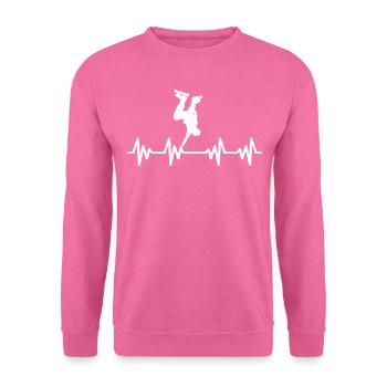 Inline Skating Rollerskates Inline Skater - Unisex Sweatshirt - pink - Front