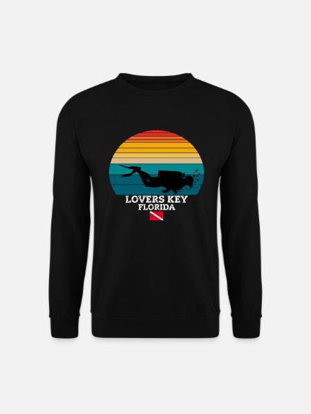 Lovers Key US Island Diving - Unisex Sweatshirt - black
