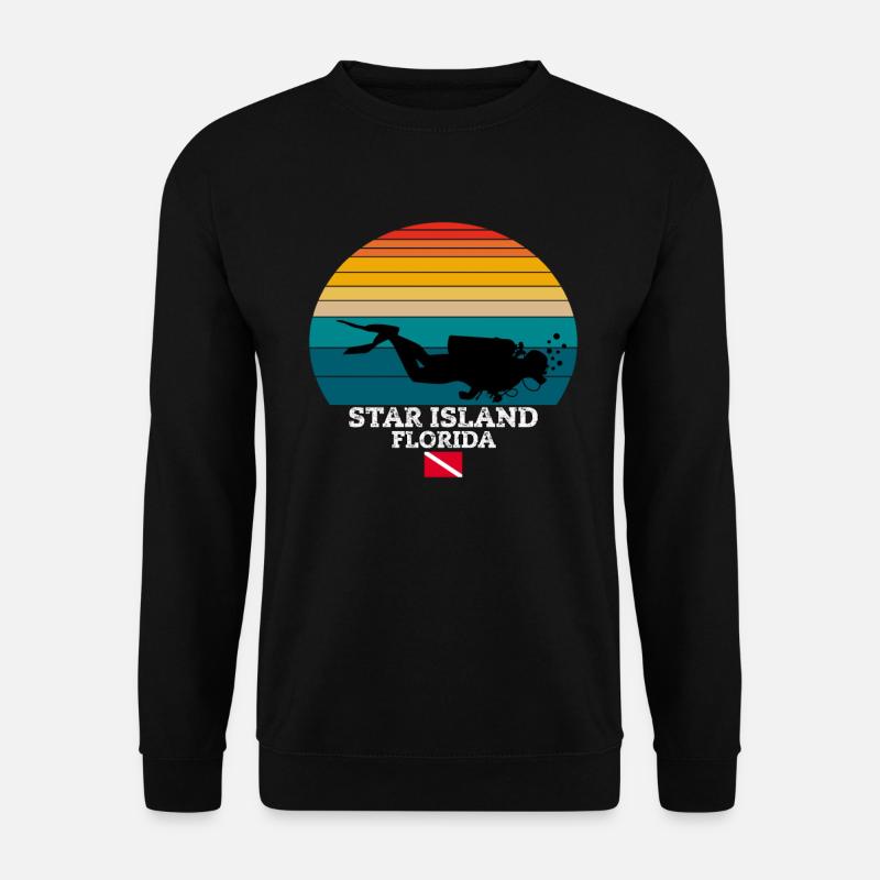 Star Island US Island Diving - Unisex Sweatshirt - black