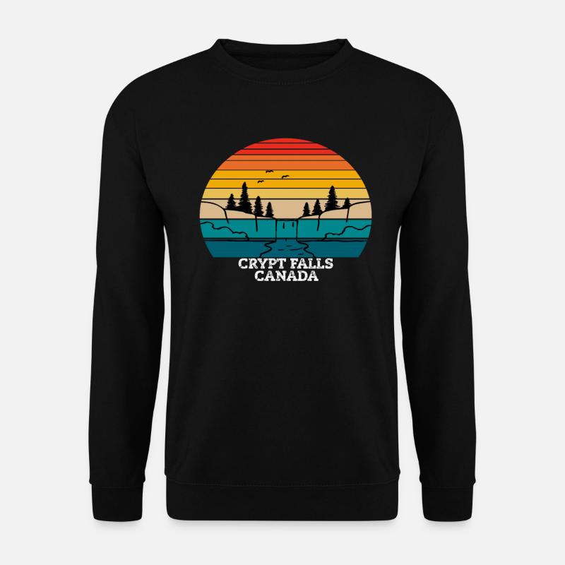 Crypt Falls Canada - Unisex Pullover - Schwarz
