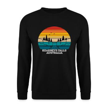 Kearneys Falls Australie - Sweat-shirt Unisexe - noir - Devant - Alina (178cm) & Michal (187cm)