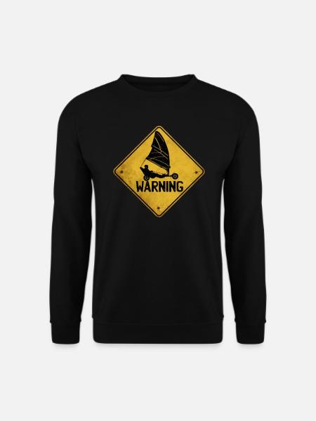 Plage Voile Windracer Land Sailers Land Sailors - Sweat-shirt Unisexe - noir