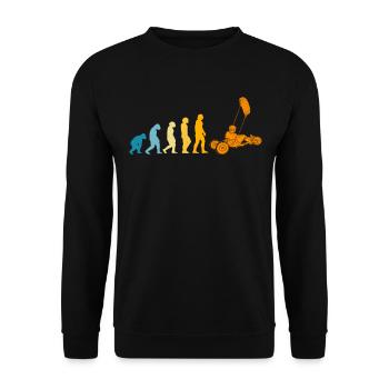 Strand-Kite Windracer Land-Kite Kite-Strandsegler - Unisex Pullover - Schwarz - Vorne - Alina (178cm) & Michal (187cm)