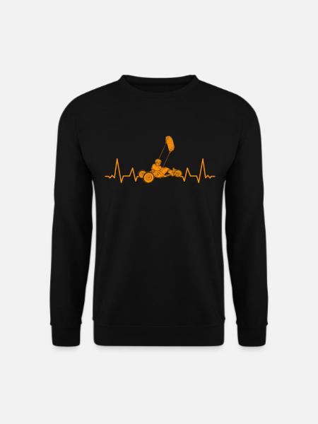 Beach Kite Windracer Land Kite Kite Beach Sailor - Unisex Sweatshirt - black
