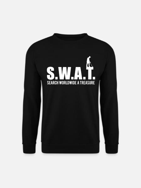 Sondengänger SWAT-TREASURE Metallsuchgerät - Unisex Pullover - Schwarz