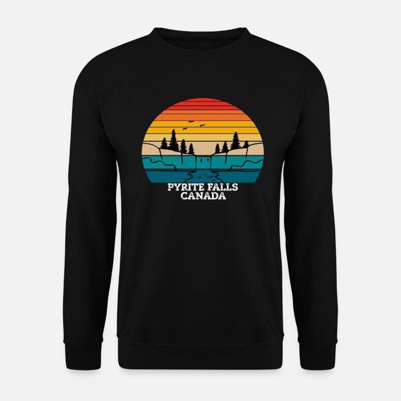 Pyrite Falls Canada - Unisex Pullover - Schwarz