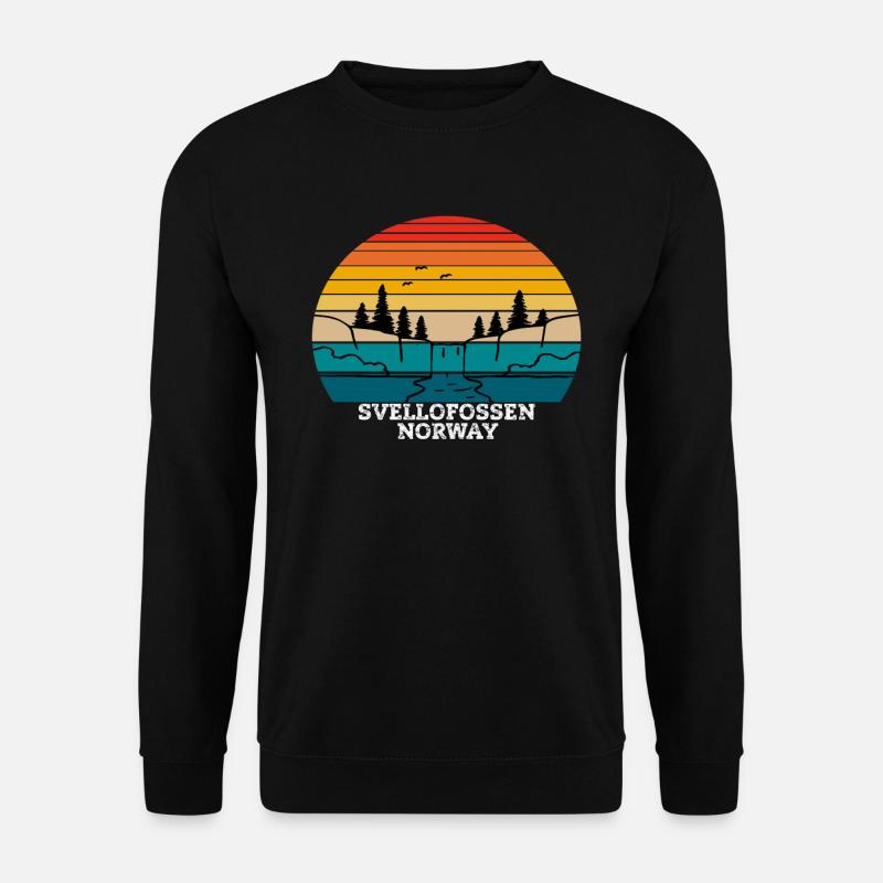 Svellofossen Norway - Unisex Sweatshirt - black