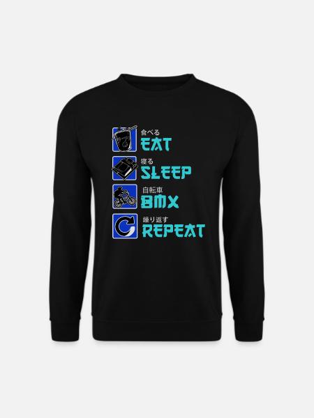 BMX Cycliste BMX Vélo BMX Rampe Vélo BMX BMX - Sweat-shirt Unisexe - noir
