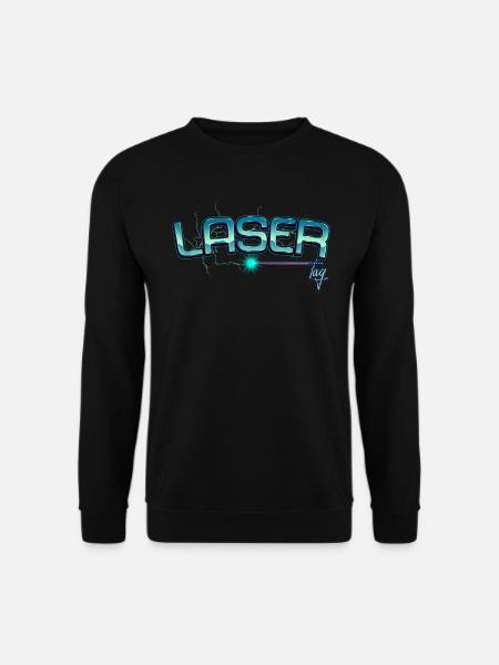 Laser-tag SPIEL Game Gamer Geburtstag Lasertag - Unisex Pullover - Schwarz