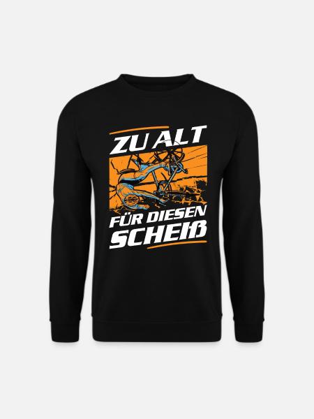 MTB Mountainbike BMX Cyclocross Trekkingrad - Unisex Pullover - Schwarz